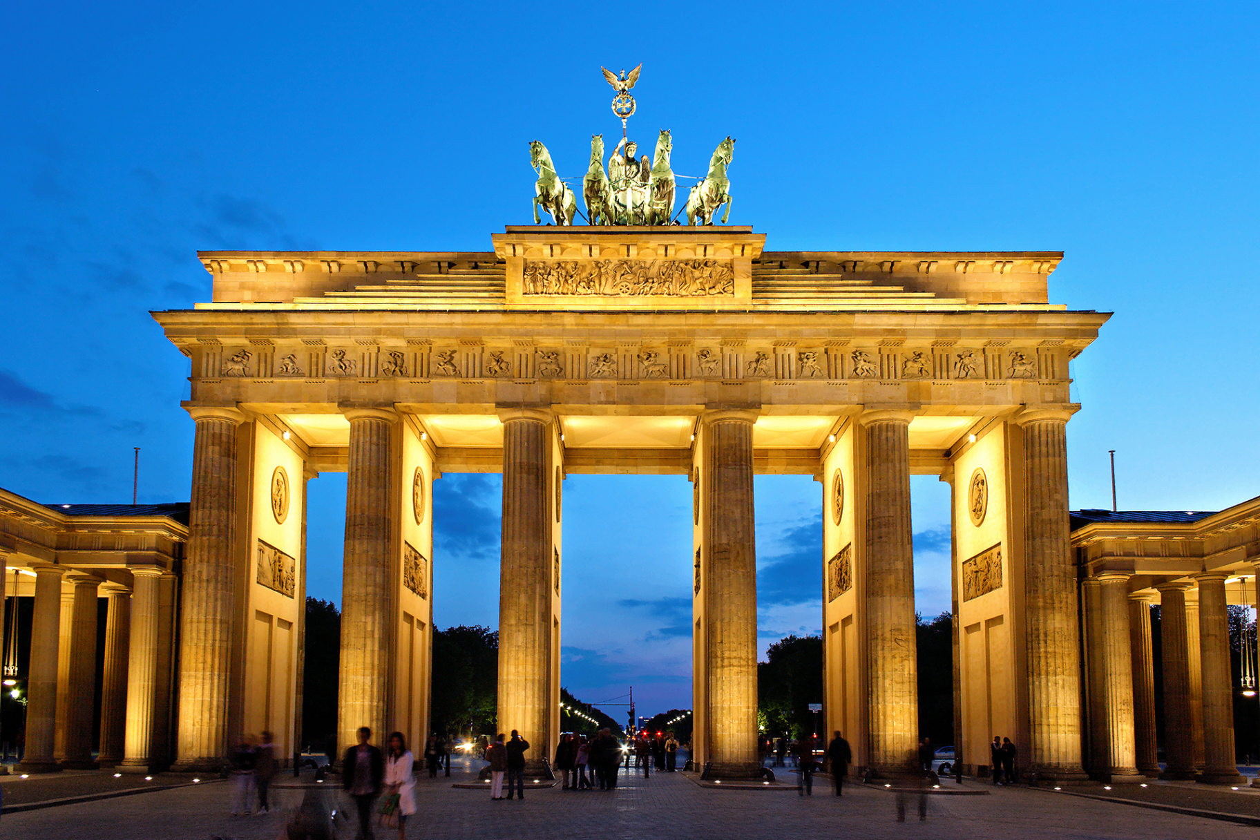 Puerta de Brandeburgo, Berlín — Carga completa FTL a Alemania